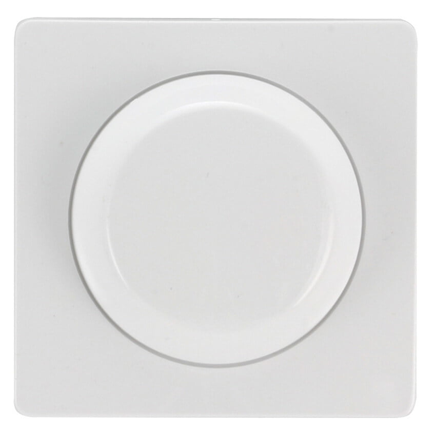 Gira draai/drukknop voor dimmer - Wit - Inclusief afdekraam - Outledtl.nl